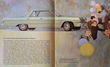 Chevrolet Modelprogram 1964 Carbrochure (3406)