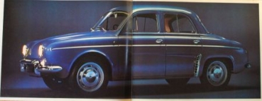 Renault Dauphine Gordini Modelprogram 1964 Carbrochure (3405)