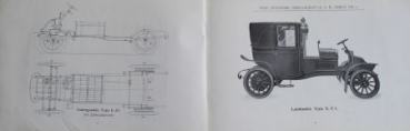 NAG Elektromobile 1907 Modellprogramm (S0051)