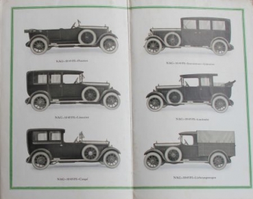 NAG Personalcars 10/45 PS Vierradbremse 1925 (S0053)
