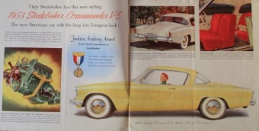Preview: Studebaker Modellprogramm 1953 Automobilprospekt (3408)