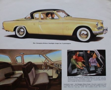 Preview: Studebaker Modellprogramm 1954 Automobilprospekt (3403)
