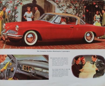 Preview: Studebaker Modellprogramm 1954 Automobilprospekt (3403)
