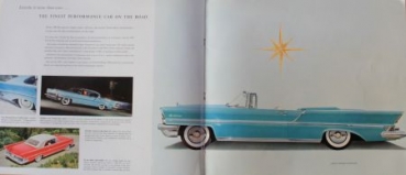 Lincoln Modellprogramm 1957 Prestige-Automobilprospekt (3863)