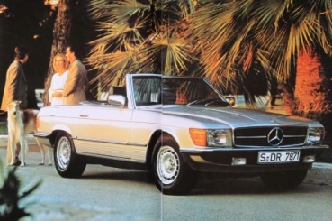 Mercedes-Benz 280 SL - 500 SL Modelprogram 1982 Portfolio with 6 brochures in original map (0077)