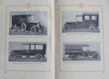 Protos Kraftwagen Modelprogram 1926 (S0080)