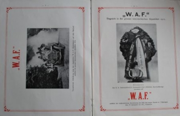 WAF Automobiles Wiener Automobilfabrik Modelprogram 1910 (S0084)