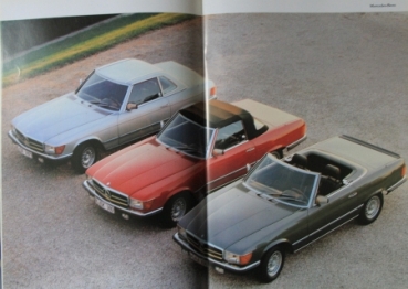 Mercedes-Benz 280 SL - 500 SL Modelprogram 1980 Carbrochure (0084)