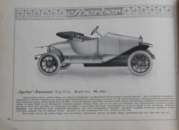 Norddeutsche Automobilwerke Sperber Motorcar 1912 (S0089)
