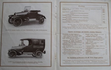 NSU 6/18 HP Fourcylindre Modelprogram 1912 (S0095)