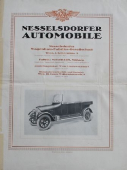 Nesseldorfer Automobile Typ T 14/45 PS Modellprogramm 1910 (S0102)