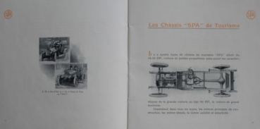 SPA Automobiles Modelprogram 1909 Carbrochure (5072)