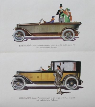 Ehrhardt Automobiles Modelprogram 1913 (S0107)