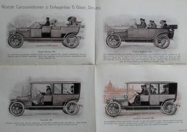 Gläser Karosserien Modellprogramm 1910 (S0122)