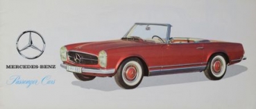 Mercedes-Benz Modelprogram 1969 "Passenger Cars" Carbrochure (0243)