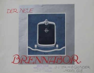 Brennabor 3 Liter 6 Cylinder Modellprogramm 1928 (S0153)