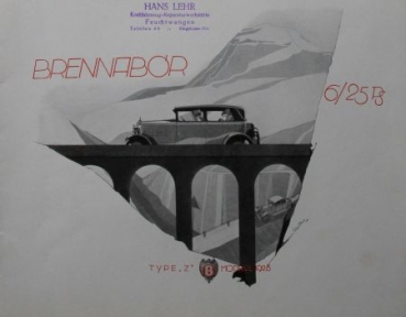Brennabor 6/25 PS Type Z Modelprogram 1928 (S0154)