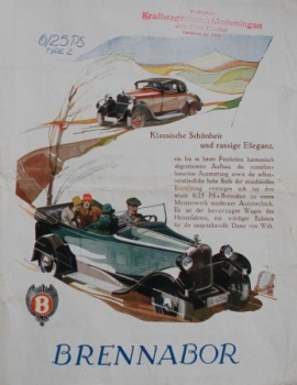 Brennabor 6/25 PS Modelprogram 1928 (S0155)