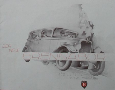 Brennabor 6/25 PS Type Z Modelprogram 1929 (S0156)