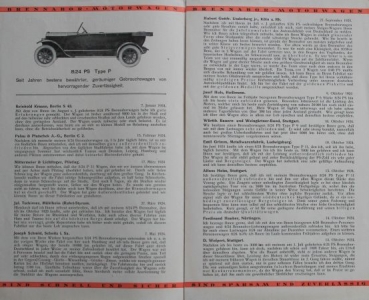 Brennabor Motorwagen "Das richtige Urteil" 1924 (S0175)