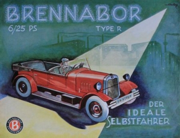 Brennabor 6/25 PS Type R Modellprogramm 1926 (S0180)
