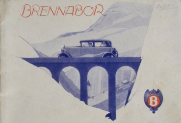 Brennabor Modelprogram "Seine Erfolge" 1928 (S0181)