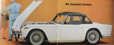 Triumph TR 4 A Sports Modelprogram 1965 Carbrochure (3976)