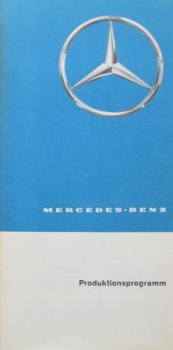 Mercedes-Benz Modelprogram 1966 Carbrochure (3917)