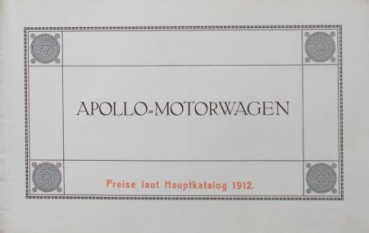 Apollo Motorwagen 1912 Modellprogramm (S218)