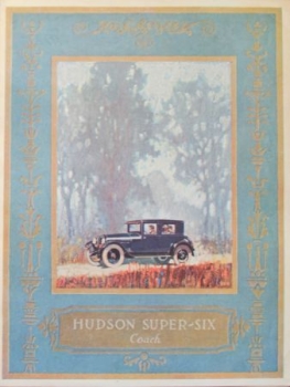 Hudson Super Six Coach 1924 Automobilprospekt (3906)