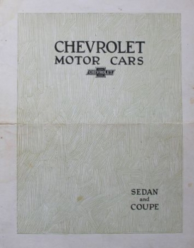 Chevrolet Sedan and Coupe 1924 Automobilprospekt (3902)