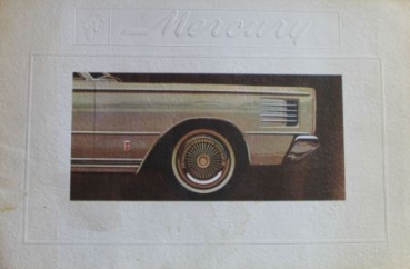 Ford Mercury Modelprogram 1965 Carbrochure (4030)
