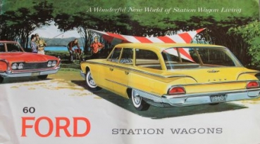 Ford Station Wagon Modelprogram 1960 Carbrochure (4028)