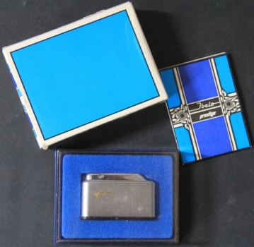 Fulda Reifen Feuerzeug 1965  Ibelo Prestige in Originalbox (0253)