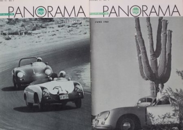 "Porsche Panorama" 1961 Porsche-Factory-Magazine four issues (0091)