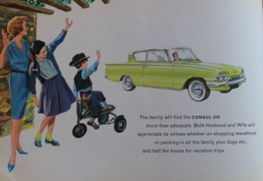 Ford Consul 315 Modelprogram 1962 Carbrochure (3888)