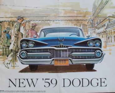 Dodge Modelprogram 1959 Carbrochure (3868)