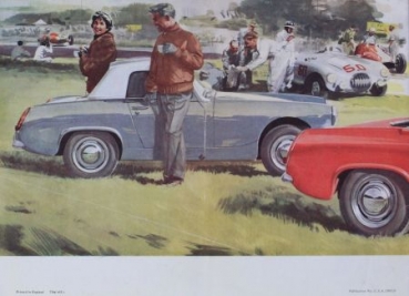 Austin Healey Sprite Mark III Sport Convertible Modelprogram 1964 Carbrochure (0118)