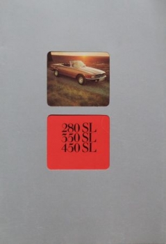 Mercedes-Benz 280 SL - 450 SL Modelprogram 1978 Carbrochure (0130)