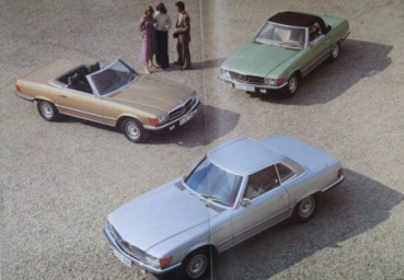 Mercedes-Benz 280 SL - 450 SL Modelprogram 1978 Carbrochure (0130)