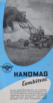 Hanomag Combitrac R12 - R45 Modellprogramm 1948 Traktorprospekt (0127)