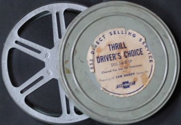 Chevrolet Movie 1956 "Thrill Driver's choice" in original filmcase (0134)