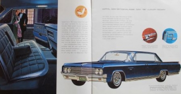 Oldsmobile Super 88 Starfire Modelprogram 1963 Carbrochure (3858)