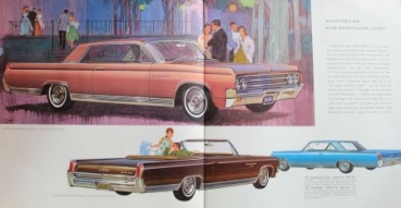 Oldsmobile Super 88 Starfire Modellprogramm 1963 Automobilprospekt (3858)