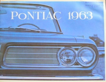 Pontiac Modelprogram 1963 Carbrochure (3845)