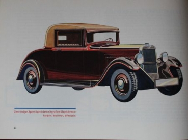 Hanomag 23 PS Modelprogram 1931 Carbrochure (0458)