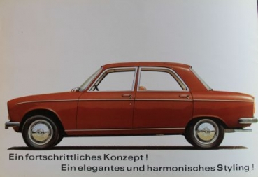 Peugeot 304 Modelprogram 1970 Carbrochure (3842)