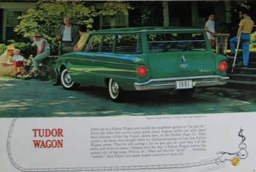 Preview: Ford Falcon Modellprogramm 1961 "The world's most successful car" Peanuts-Cartoons Automobilprospekt (3837)