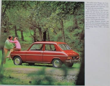 Simca 1100 Modelprogram 1967 Carbrochure (3835)
