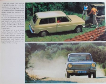 Simca 1100 Modelprogram 1967 Carbrochure (3835)
